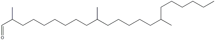 2,10,16-Trimethyldocosan-1-al Struktur