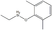 Ethyl(2,6-dimethylphenoxy)silane Struktur