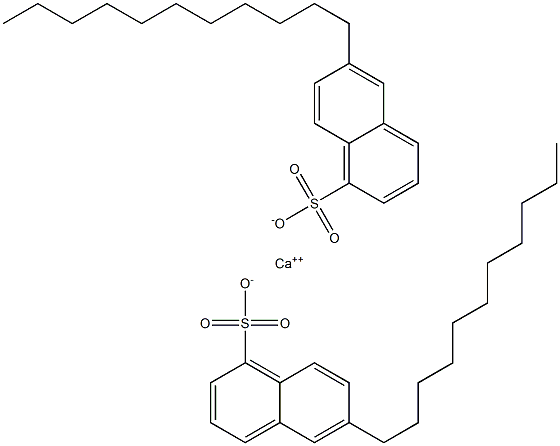 Bis(6-undecyl-1-naphthalenesulfonic acid)calcium salt Struktur