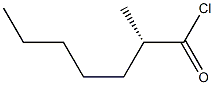 [S,(+)]-2-Methylheptanoyl chloride Struktur