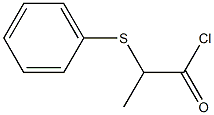 2-(Phenylthio)propionic acid chloride Struktur