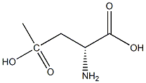 D-Aspartic acid hydrogen 4-methyl ester Struktur