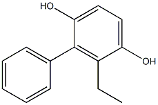 2-Ethyl-3-phenyl-1,4-benzenediol Struktur