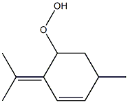 p-Mentha-2,4(8)-dien-5-yl hydroperoxide Struktur