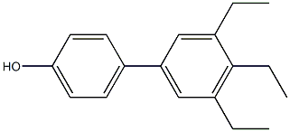 4-(3,4,5-Triethylphenyl)phenol Struktur