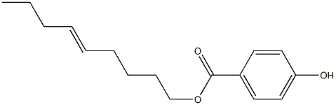 4-Hydroxybenzoic acid 5-nonenyl ester Struktur