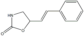 5-[(E)-2-Phenylvinyl]oxazolidin-2-one Struktur