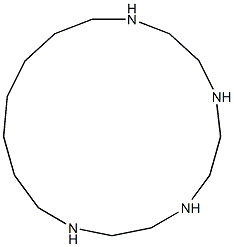 1,4,7,10-Tetraazacyploheptadecane Struktur