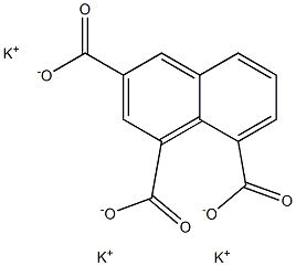 1,3,8-Naphthalenetricarboxylic acid tripotassium salt Struktur