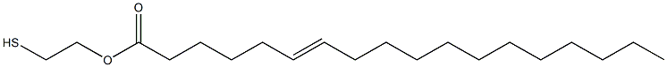 6-Octadecenoic acid 2-mercaptoethyl ester Struktur