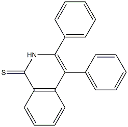 3,4-Diphenyl-1(2H)-isoquinolinethione Struktur