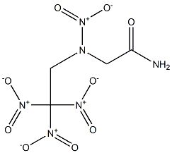 N2-Nitro-N2-(2,2,2-trinitroethyl)glycinamide Struktur