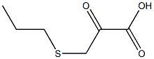 3-(Propylthio)pyruvic acid Struktur