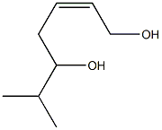 (Z)-6-Methyl-2-heptene-1,5-diol Struktur