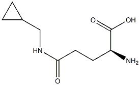 N5-(Cyclopropylmethyl)-L-glutamine Struktur