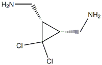 (2S,3R)-1,1-Dichloro-2,3-bis(aminomethyl)cyclopropane Struktur