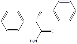 [S,(+)]-2,3-Diphenylpropionamide Struktur