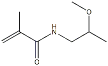 N-(2-Methoxypropyl)methacrylamide Struktur