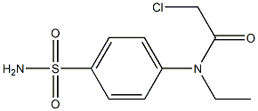 2-Chloro-N-ethyl-4'-sulfamoylacetanilide Struktur