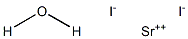 Strontium iodide hydrate Struktur