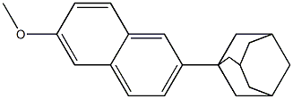 1-(6-Methoxy-2-naphtyl)adamantane Struktur