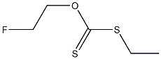 Dithiocarbonic acid S-ethyl O-(2-fluoroethyl) ester Struktur