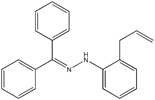 Benzophenone 2-allylphenyl hydrazone Struktur