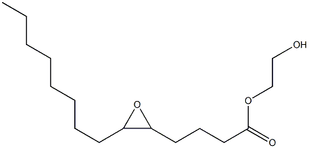 5,6-Epoxymyristic acid 2-hydroxyethyl ester Struktur