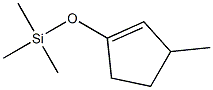 1-(Trimethylsiloxy)-3-methyl-1-cyclopentene Struktur