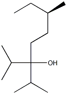 [R,(-)]-2,6-Dimethyl-3-isopropyl-3-octanol Struktur