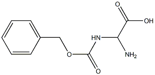 Amino(benzyloxycarbonylamino)acetic acid Struktur