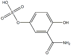 Gentisamide 5-sulfate Struktur