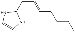 2-(2-Heptenyl)-4-imidazoline Struktur