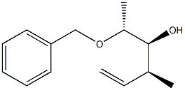 (2R,3S,4S)-2-Benzyloxy-4-methyl-5-hexen-3-ol Struktur