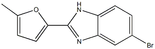 5-Bromo-2-(5-methylfuran-2-yl)-1H-benzimidazole Struktur