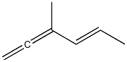 (E)-3-Methyl-1,2,4-hexatriene Struktur