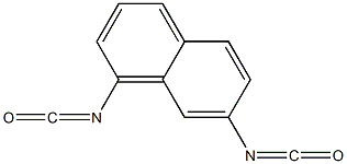 1,7-Naphthalenediyldiisocyanate Struktur