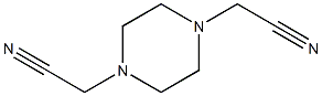 1,4-Piperazinediacetonitrile Struktur