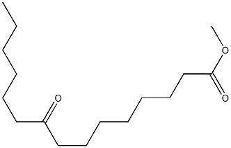 9-Oxopentadecanoic acid methyl ester Struktur