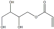 1,2,3,4-Butanetetrol 1-acrylate Struktur