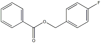 Benzoic acid 4-fluorobenzyl ester Struktur