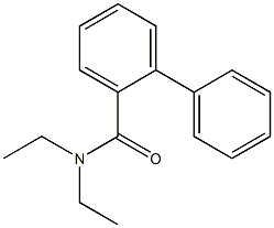 N,N-Diethylbiphenyl-2-carboxamide Struktur