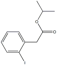 (o-Iodophenyl)acetic acid isopropyl ester Struktur