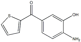 2-(4-Amino-3-hydroxybenzoyl)thiophene Struktur