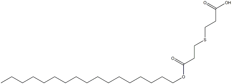 3,3'-Thiobis(propionic acid heptadecyl) ester Struktur