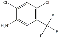 2,4-Dichloro-5-(trifluoromethyl)aniline Struktur