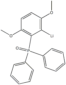 (2-Lithio-3,6-dimethoxyphenyl)diphenylphosphine oxide Struktur