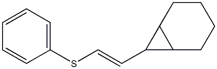 7-[(E)-2-(Phenylthio)ethenyl]bicyclo[4.1.0]heptane Struktur