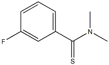 N,N-Dimethyl-3-fluorobenzenecarbothioamide Struktur