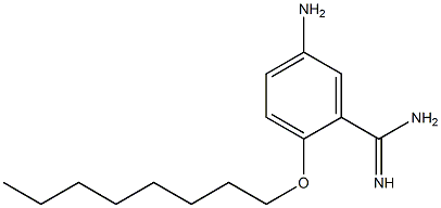 5-Amino-2-(octyloxy)benzamidine Struktur